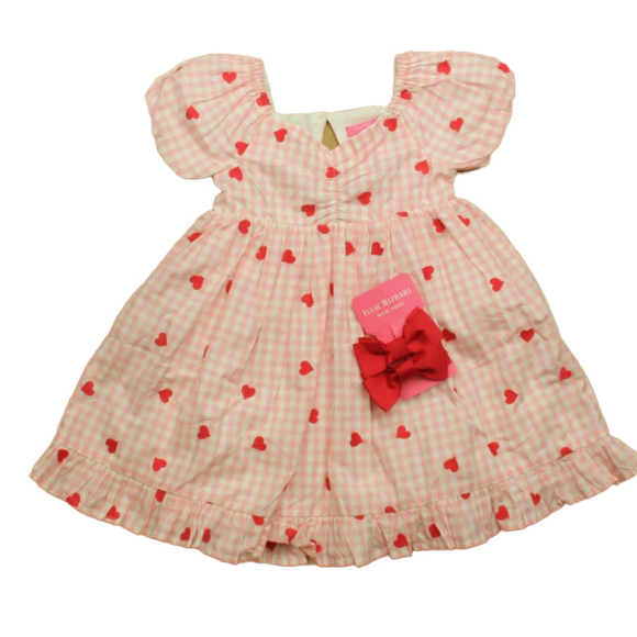Isaac Mizrahi Other - Isaac Mizrahi Girls Pink | Red Hearts Dress size: 2T